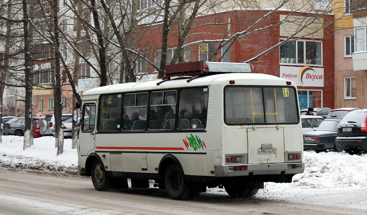 Томская область, ПАЗ-32054 № Е 994 ТВ 70