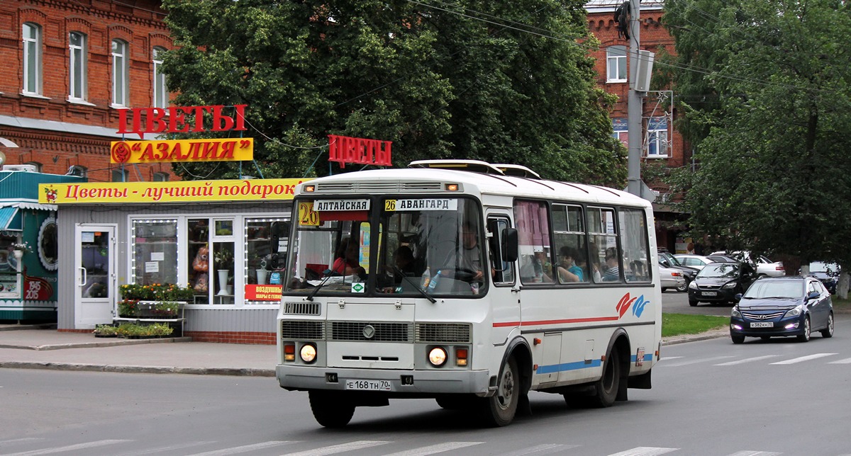 Томская область, ПАЗ-32054 № Е 168 ТН 70