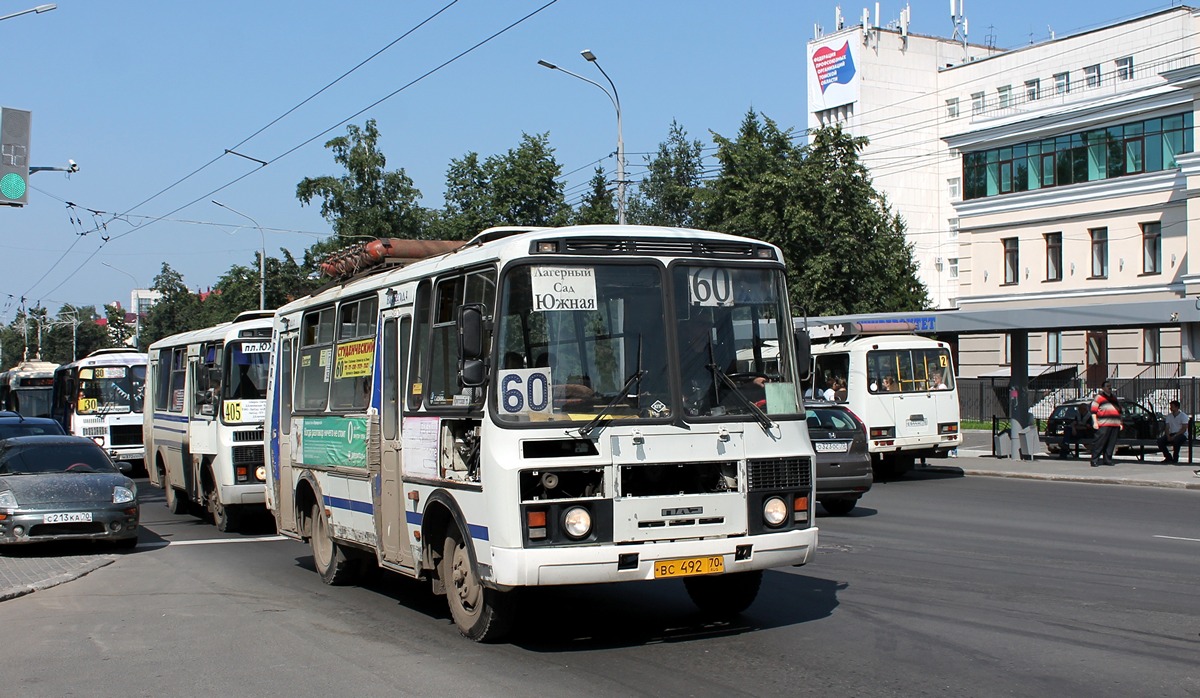 Tomská oblast, PAZ-32054 č. ВС 492 70