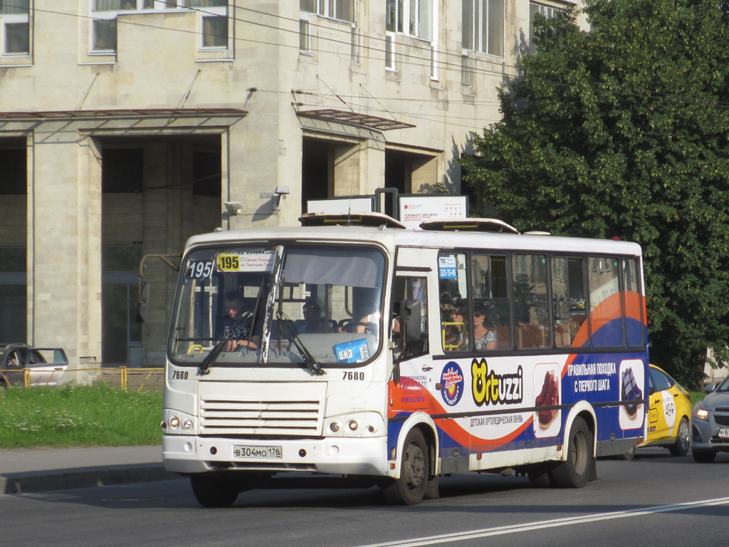 Санкт-Петербург, ПАЗ-320412-05 № 7680