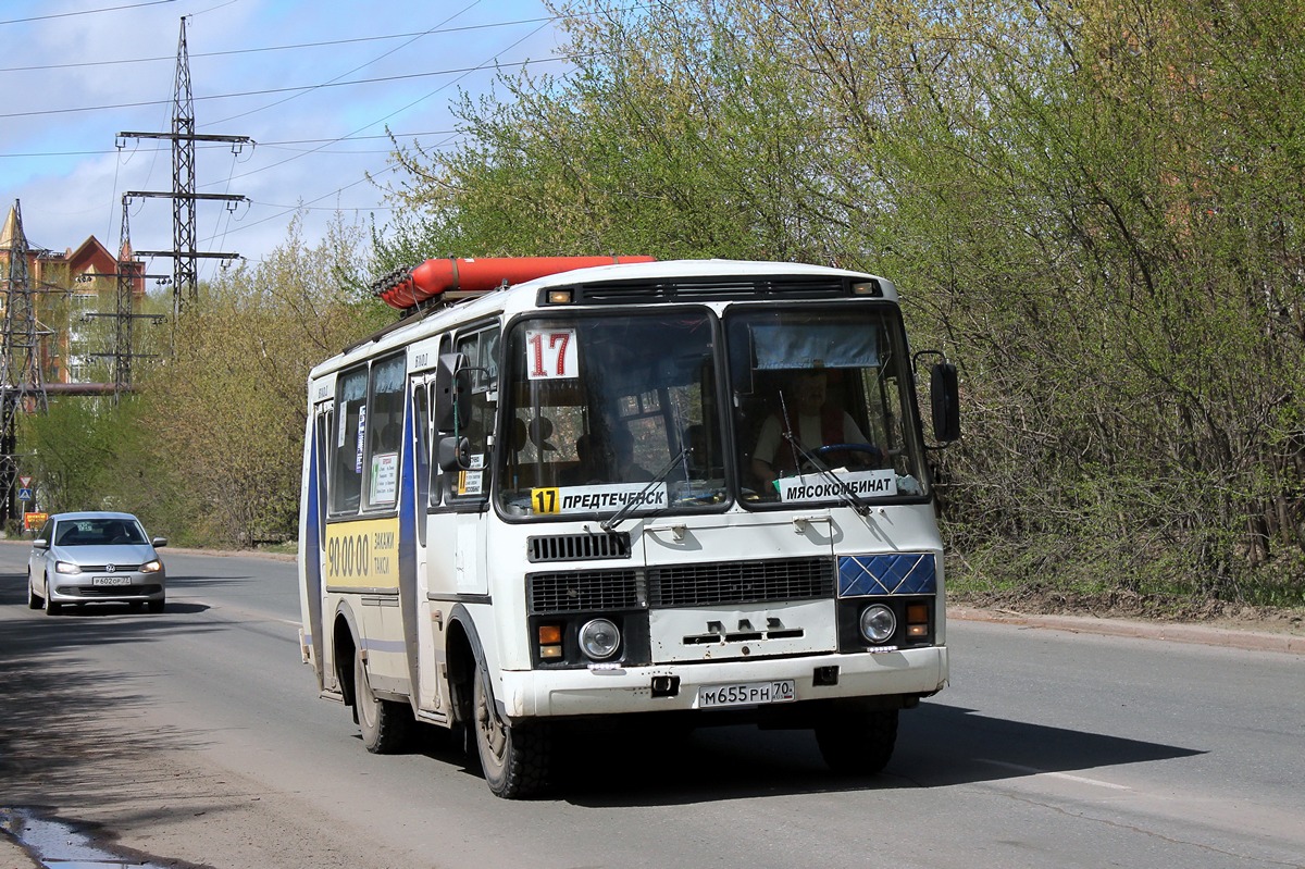 Томская область, ПАЗ-3205-110 № М 655 РН 70