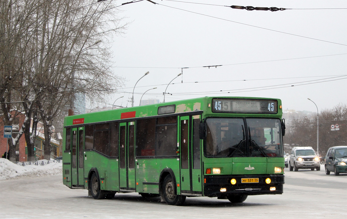 Novosibirsk region, MAZ-104.021 Nr. МУ 531 54
