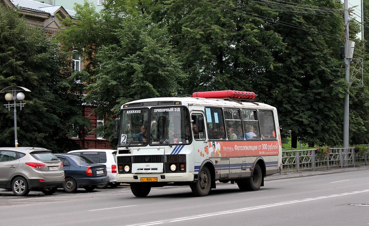 Томская область, ПАЗ-32054 № ВС 804 70