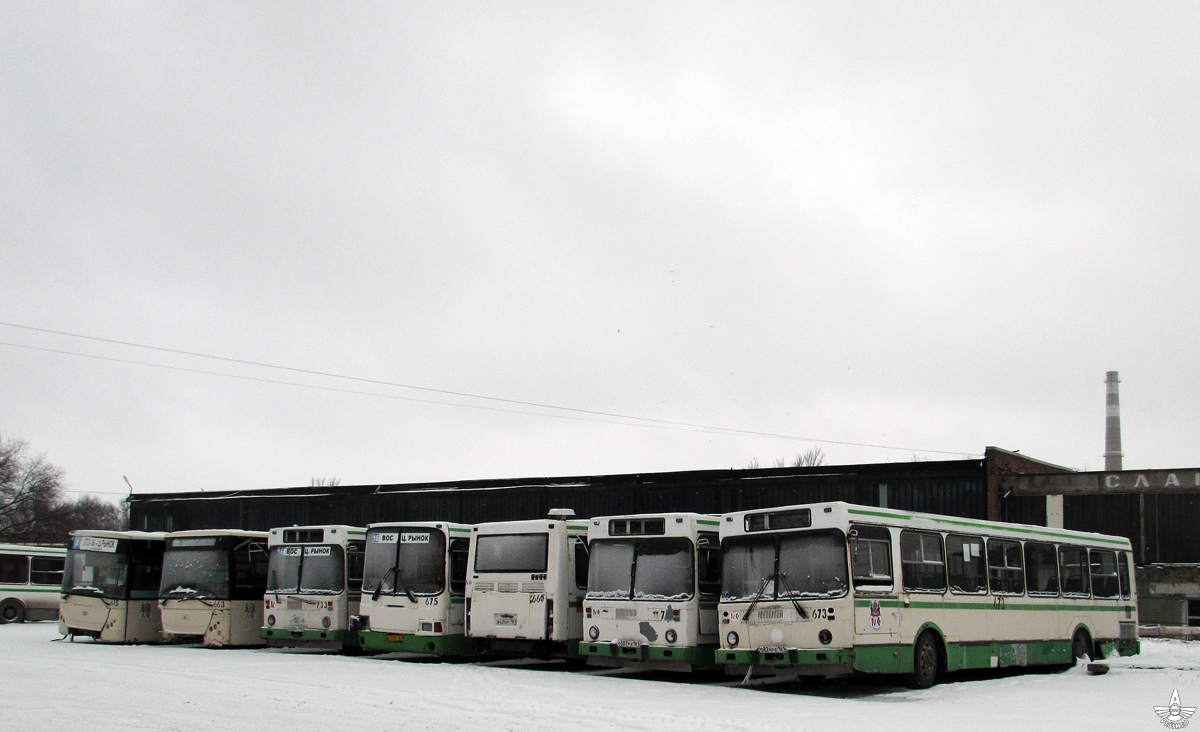 Rostower Gebiet, LiAZ-5256.25 Nr. 673; Rostower Gebiet — Bus depots