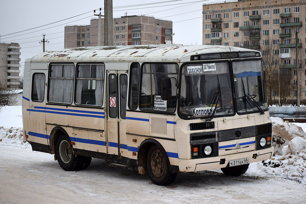 Тверская область, ПАЗ-32053 № К 311 ЕК 69