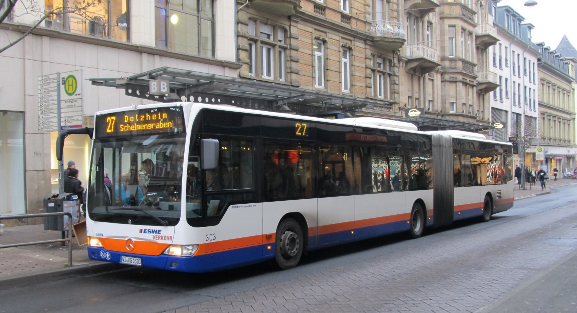 Гессен, Mercedes-Benz O530G Citaro facelift G № 303