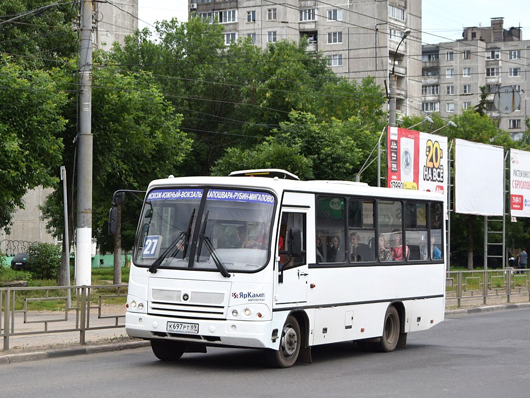 Тверская область, ПАЗ-320402-05 № К 697 РТ 69