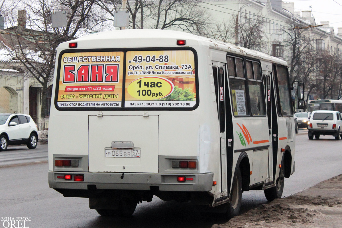 Oryol region, PAZ-32054 # Р 065 ВВ 57