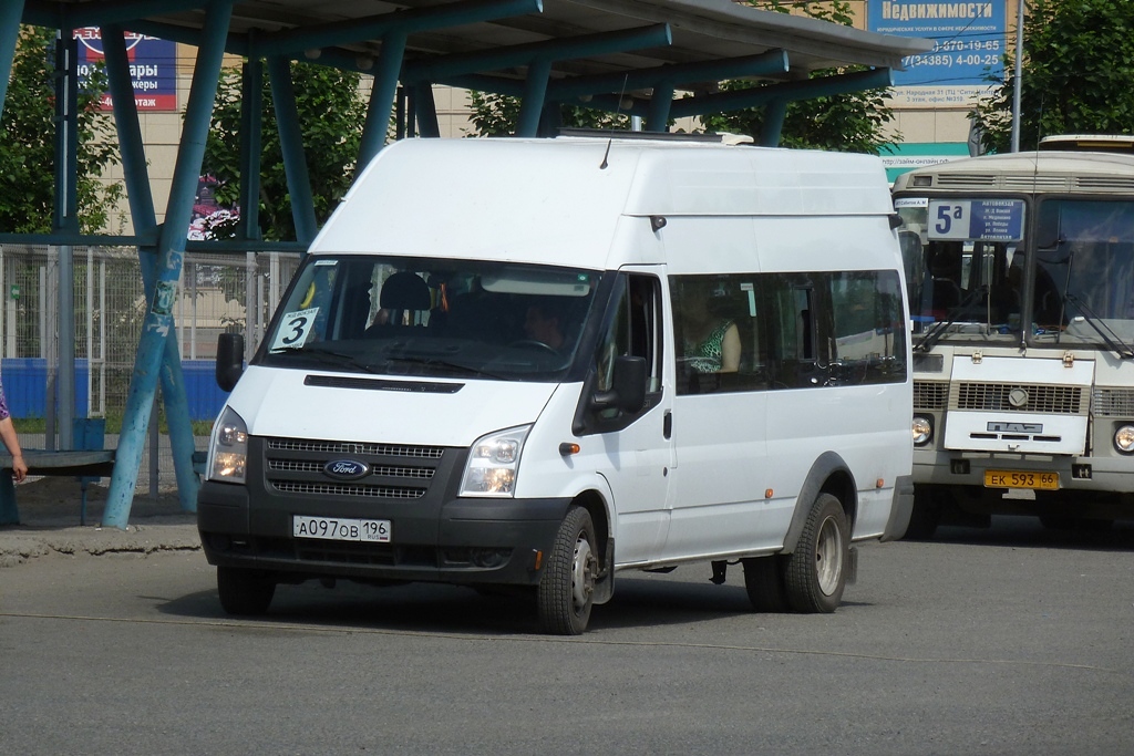 Свердловская область, Нижегородец-222709  (Ford Transit) № А 097 ОВ 196