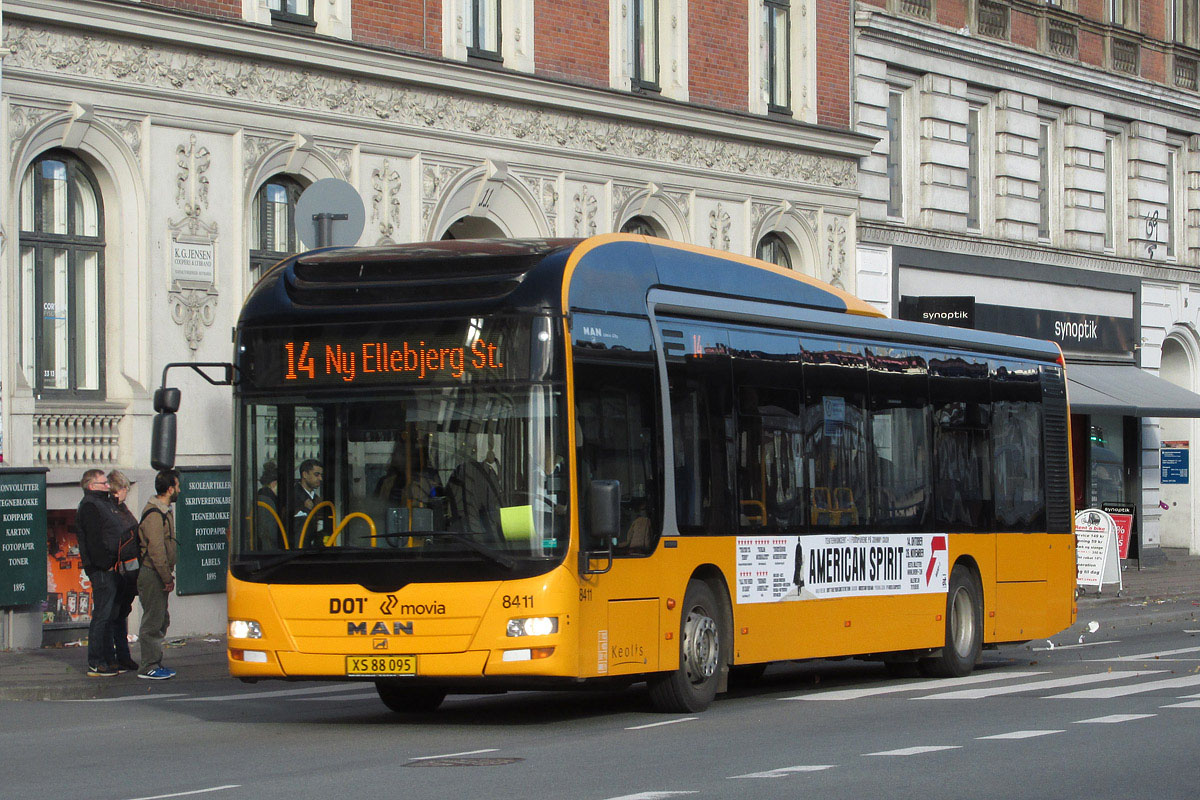 Дания, MAN A37 Lion's City Hybrid NL253 № 8411