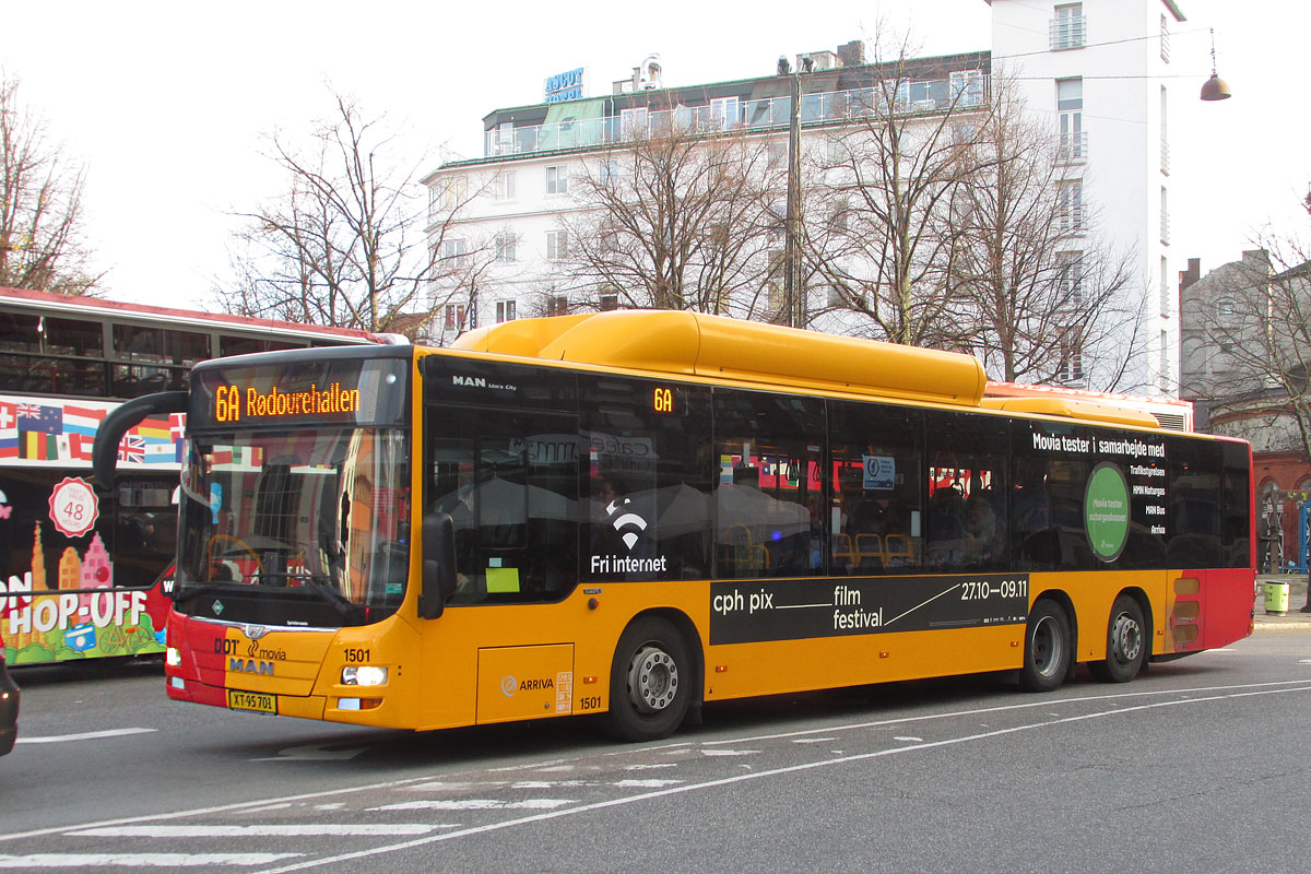 Дания, MAN A45 Lion's City C LE NL313-13,7 CNG № 1501