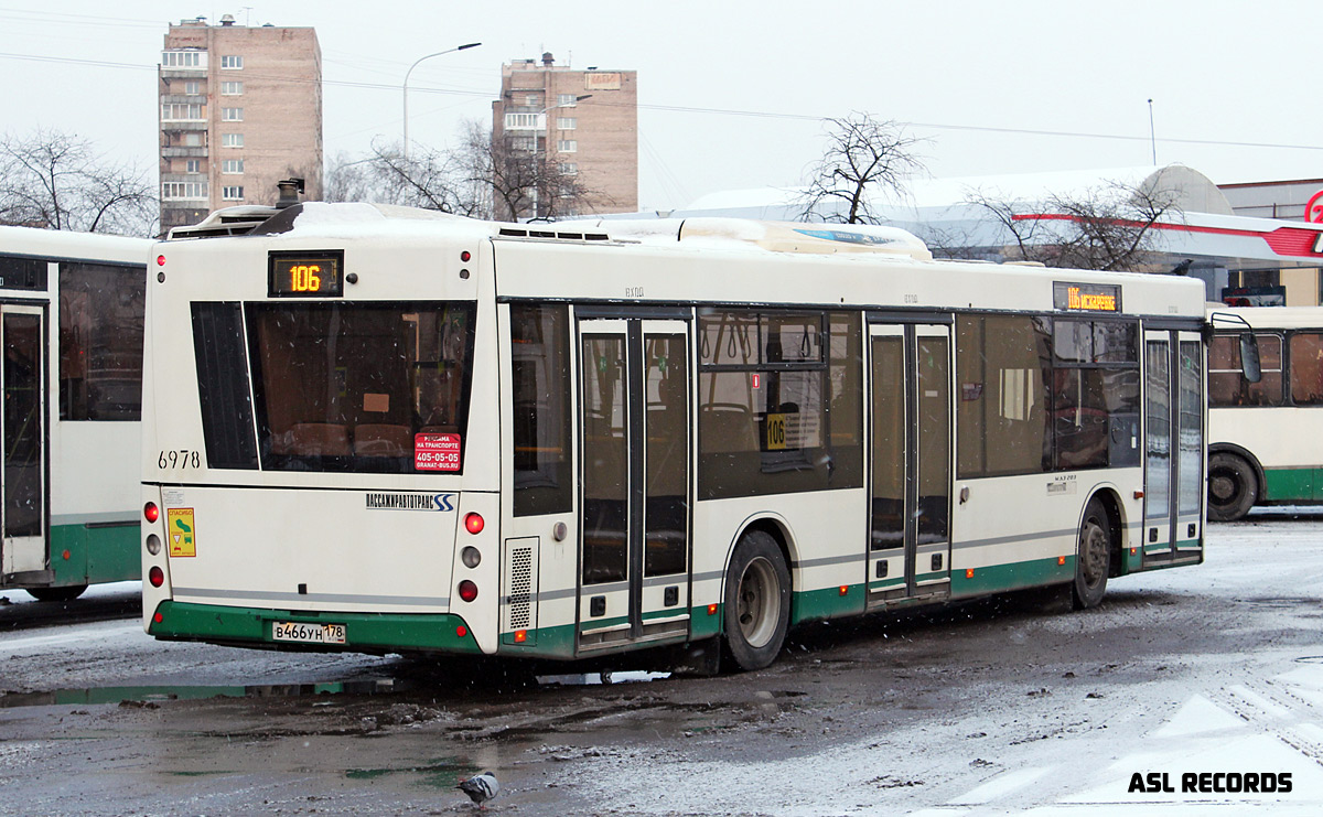 Санкт-Петербург, МАЗ-203.085 № 6978