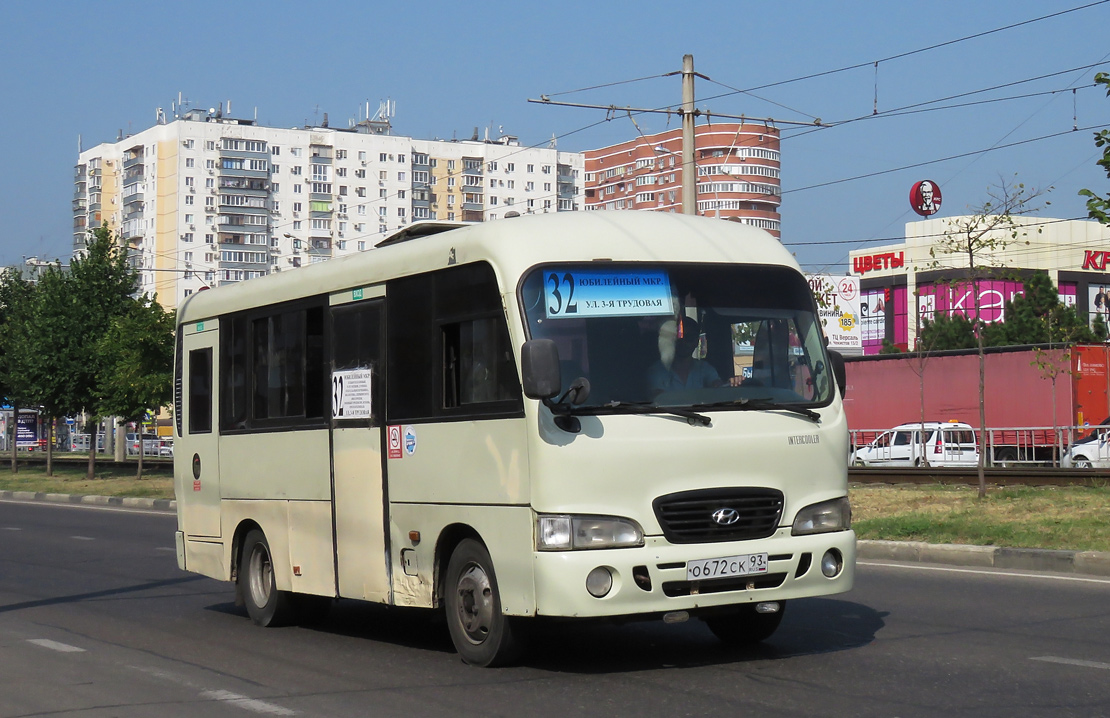 Краснодарский край, Hyundai County SWB C08 (РЗГА) № О 672 СК 93