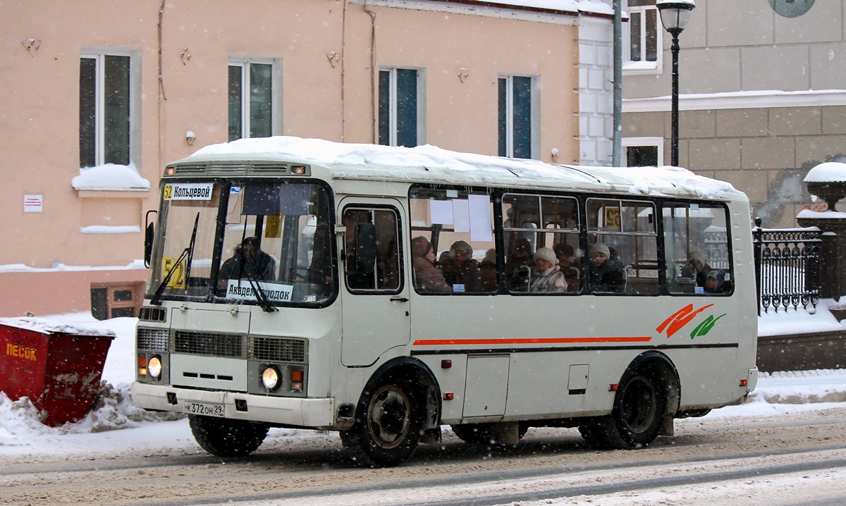 Томская область, ПАЗ-32054 № К 372 ОН 29