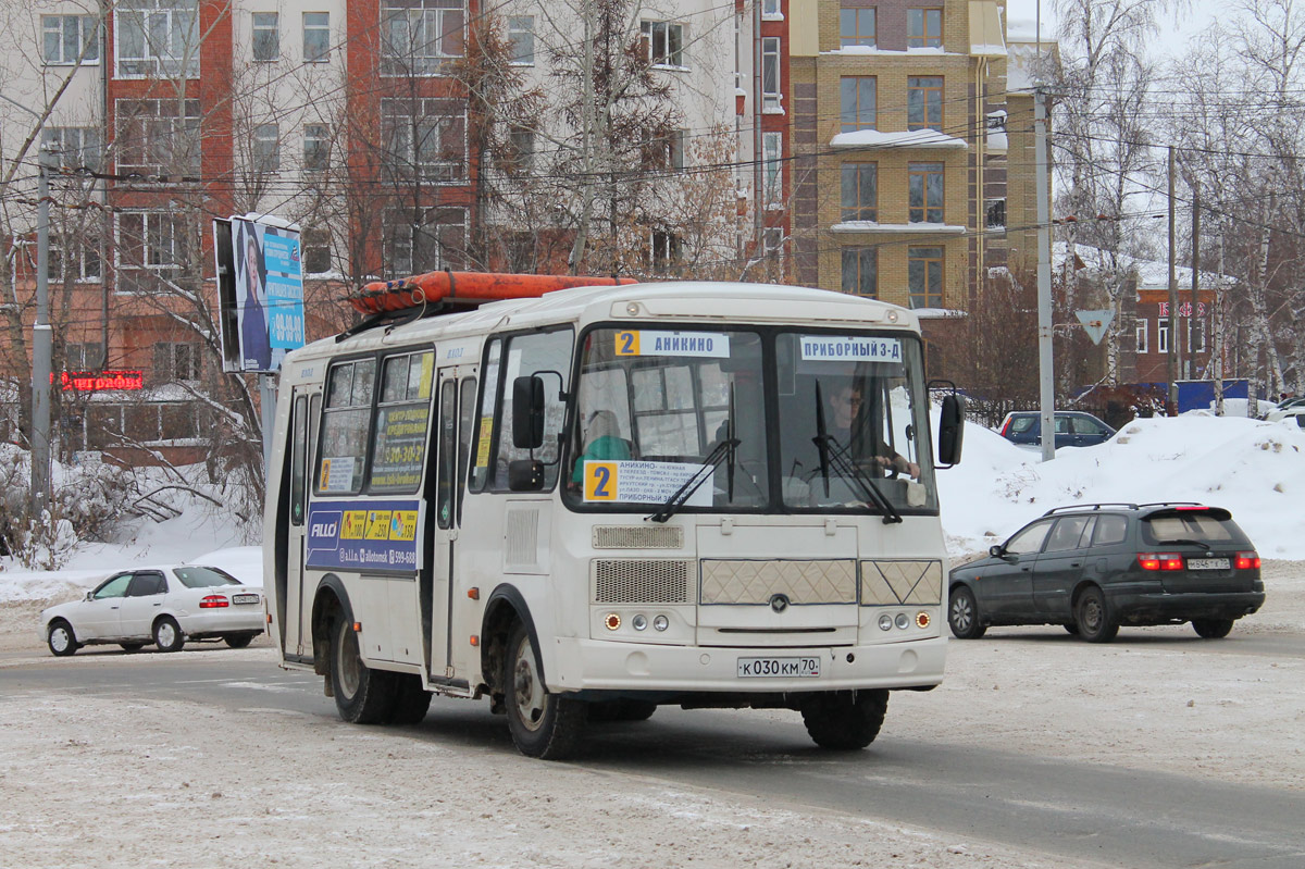 Томская область, ПАЗ-32054 № К 030 КМ 70