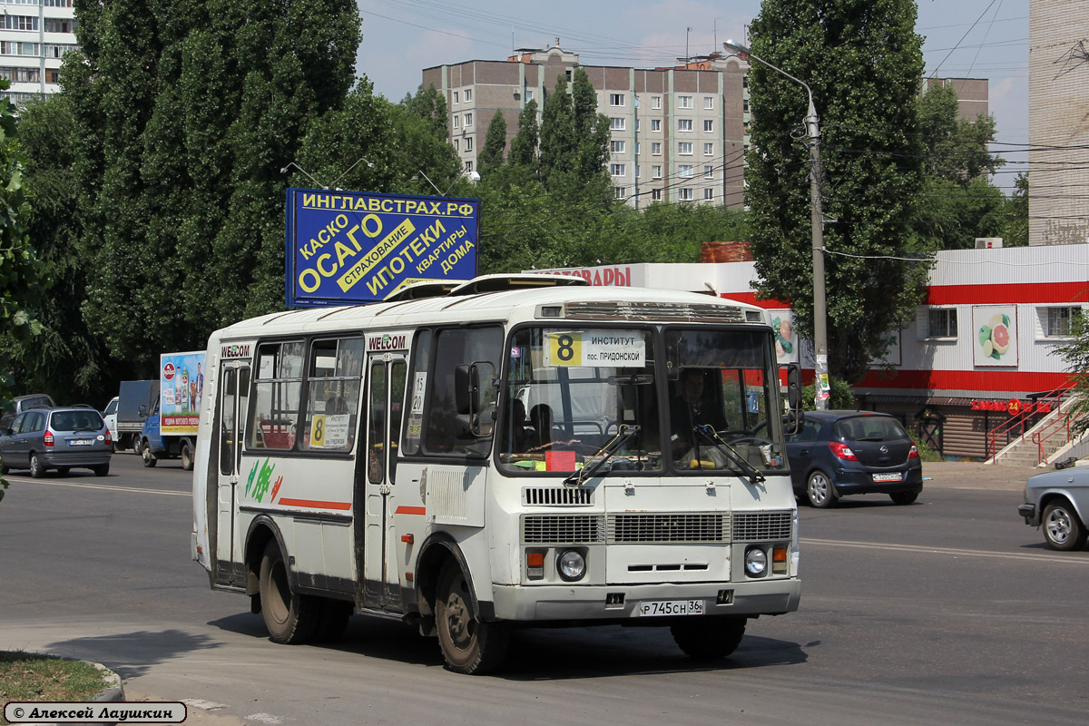 Voronezh region, PAZ-32054 Nr. Р 745 СН 36