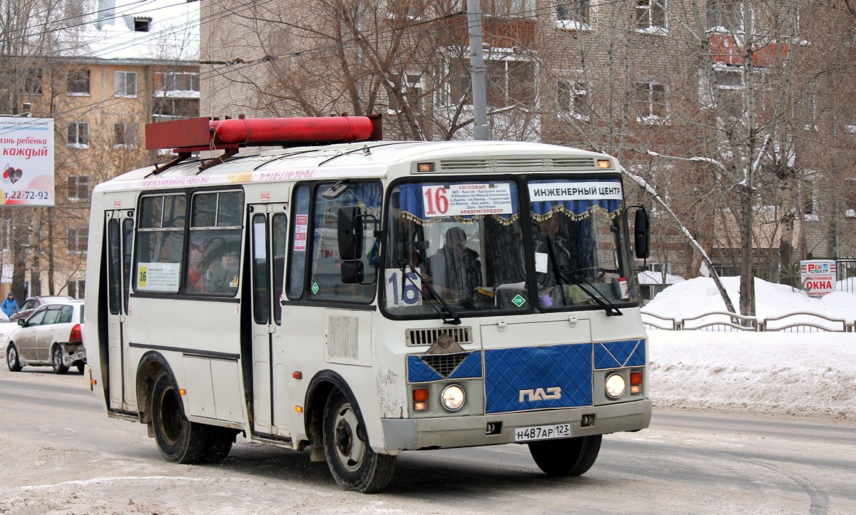 Томская область, ПАЗ-32054 № Н 487 АР 123