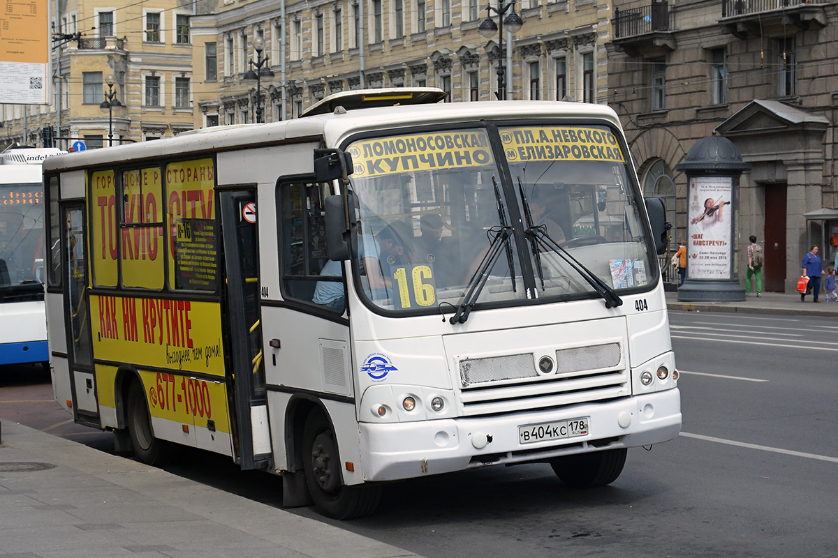 Санкт-Петербург, ПАЗ-320402-05 № 404