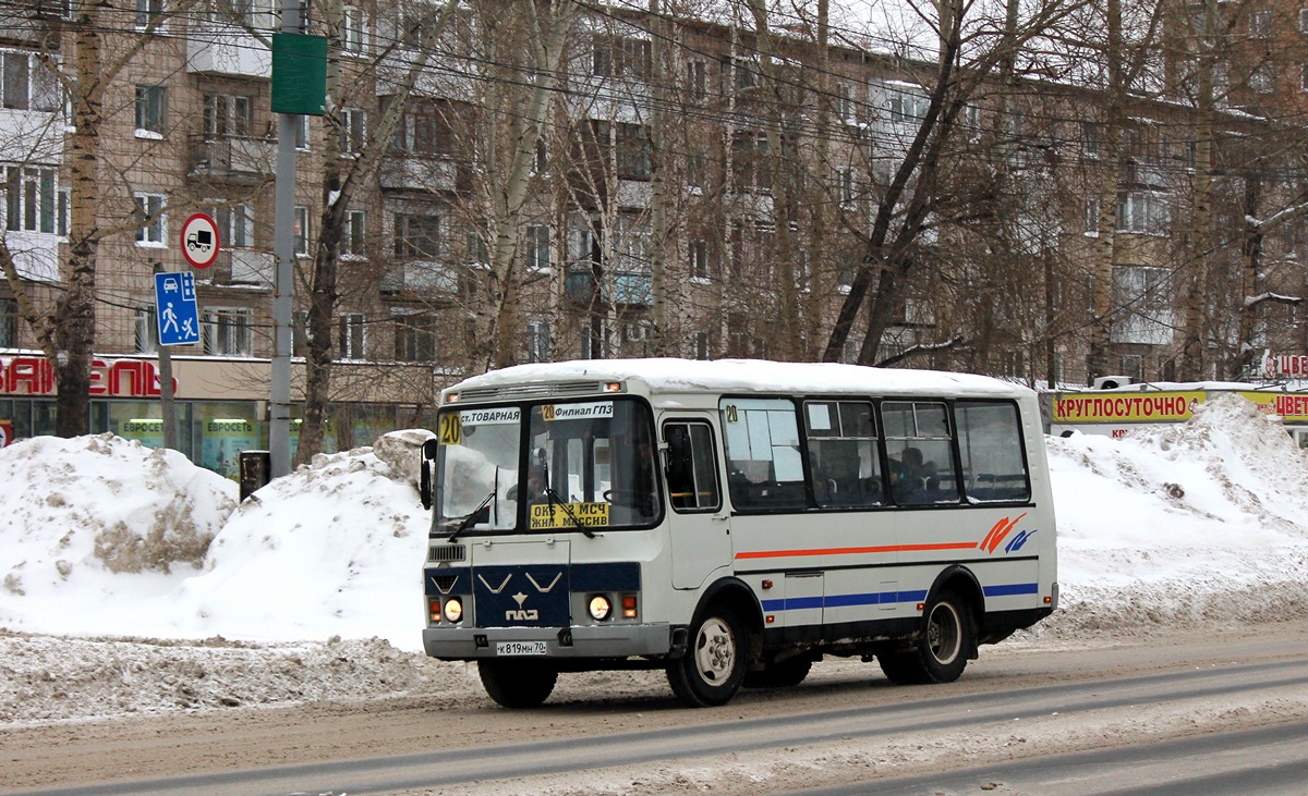 Томская область, ПАЗ-32054 № К 819 МН 70