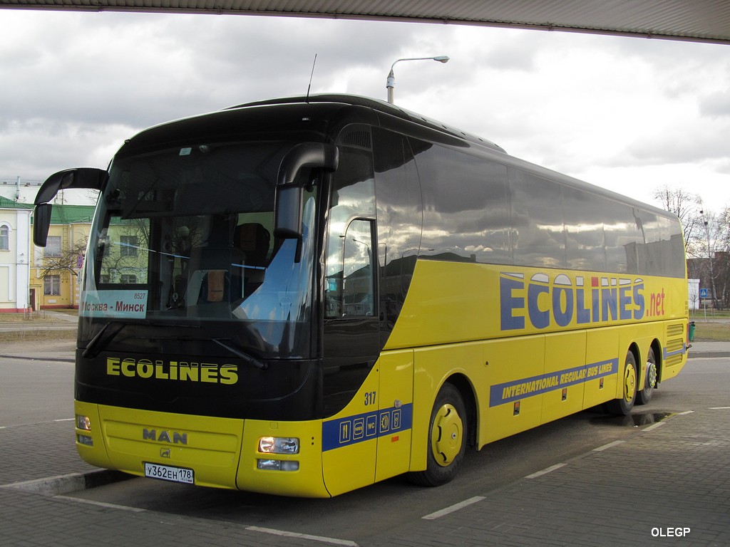 Санкт-Петербург, MAN R08 Lion's Coach L RHC444 L № 317