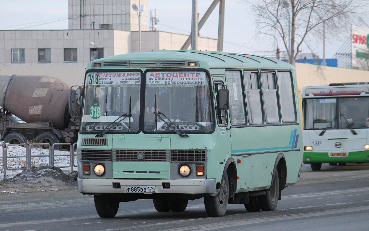 Челябинская область, ПАЗ-32053 № Р 885 ВВ 174