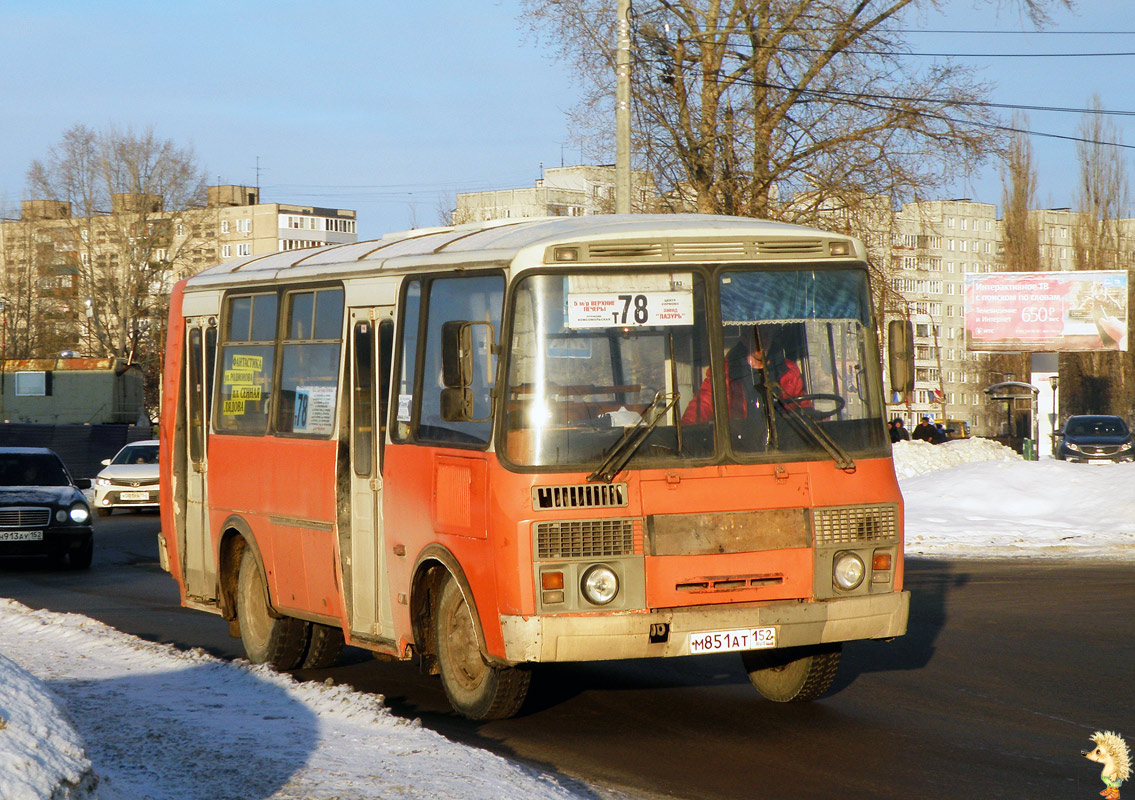 Нижегородская область, ПАЗ-32054 № М 851 АТ 152