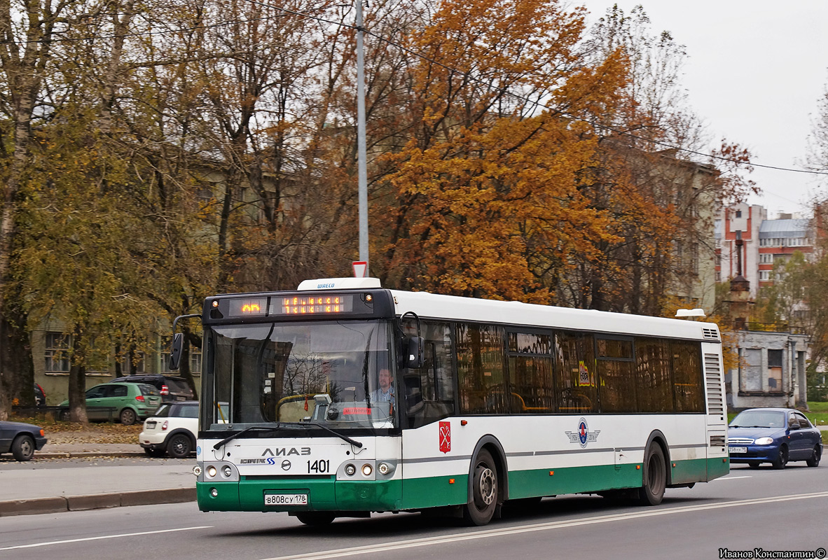 Санкт-Петербург, ЛиАЗ-5292.60 № 1401