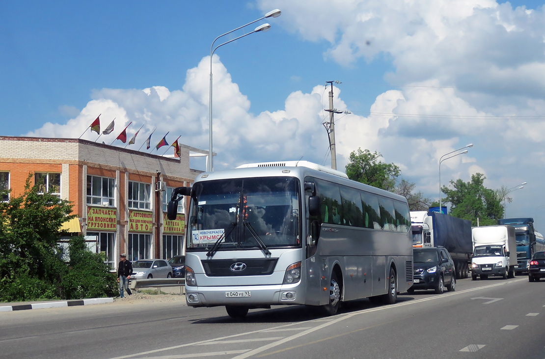 Краснодарский край, Hyundai Universe Space Luxury № Е 040 УЕ 93 — Фото —  Автобусный транспорт