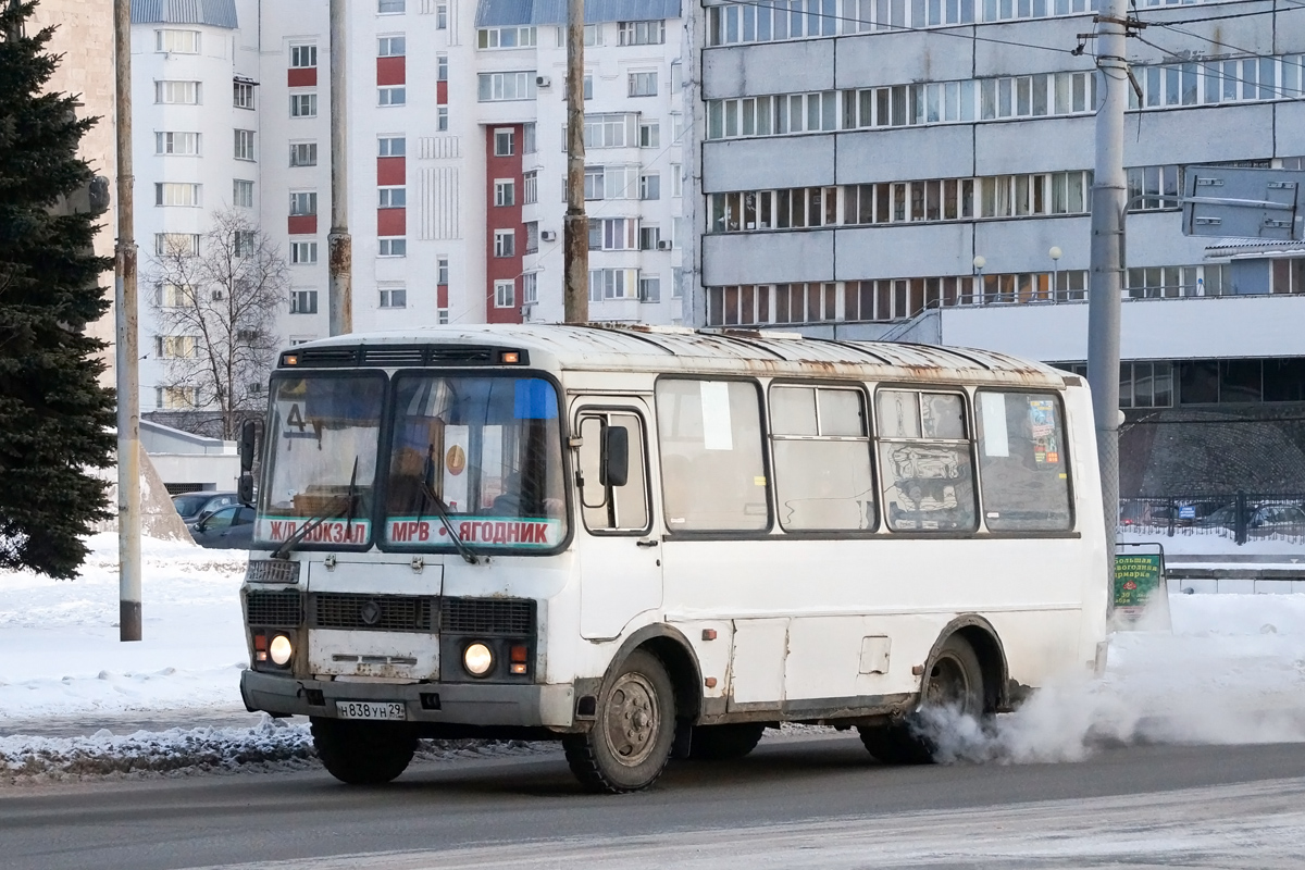 Архангельская область, ПАЗ-32054 № Н 838 УН 29