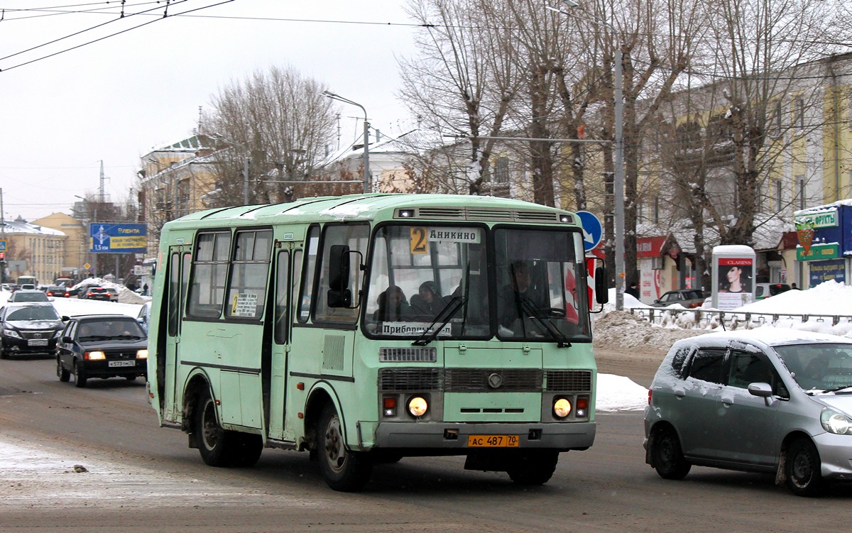 Томская область, ПАЗ-32054 № АС 487 70