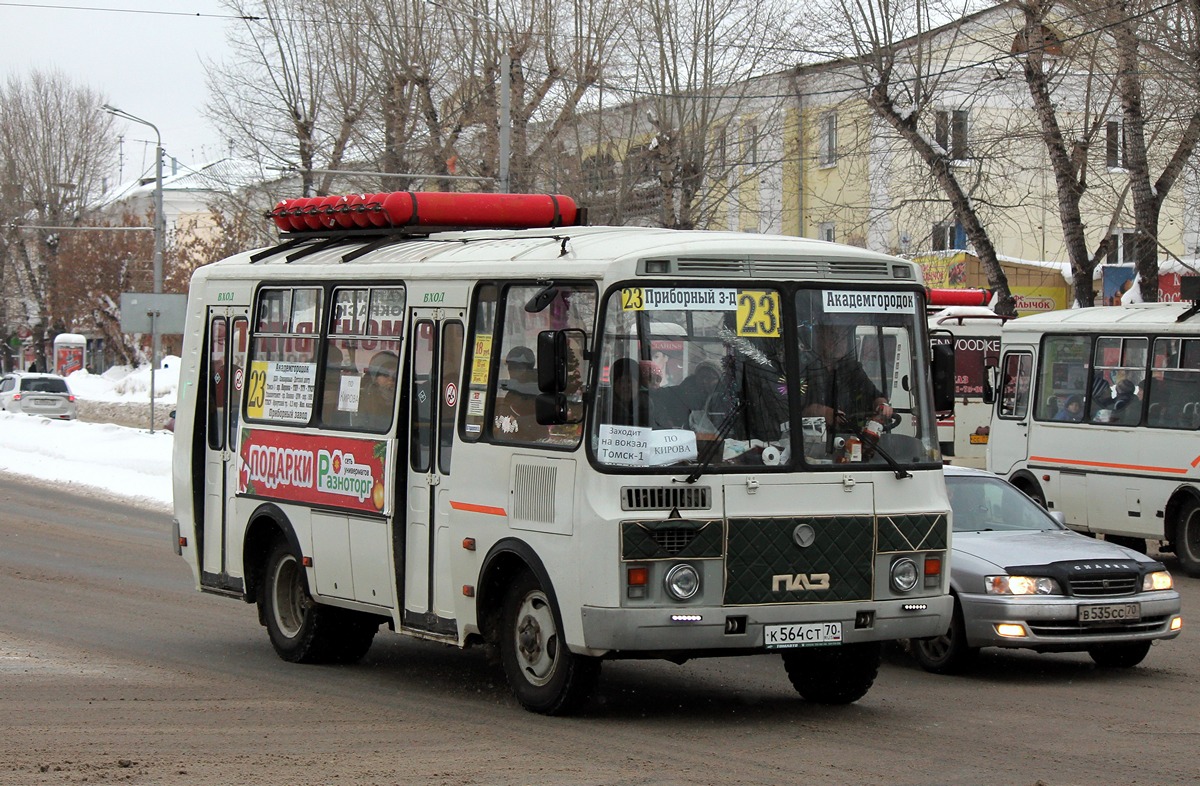 Томская область, ПАЗ-32054 № К 564 СТ 70