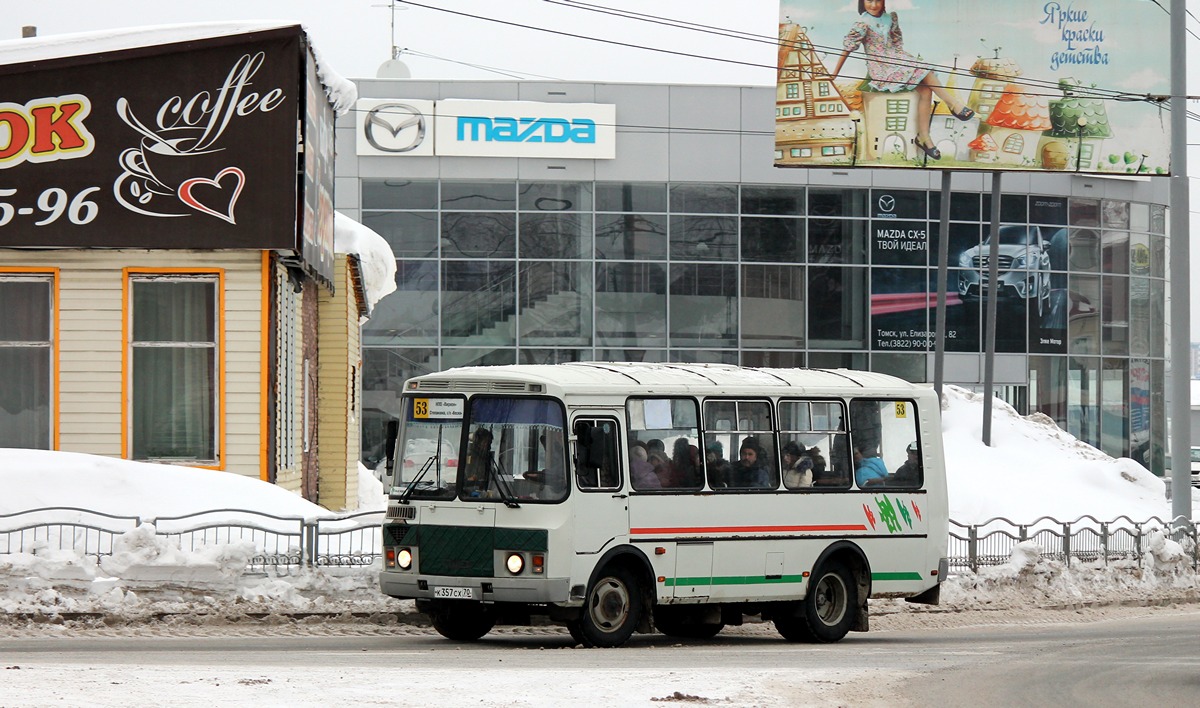 Томская область, ПАЗ-32054 № К 357 СХ 70