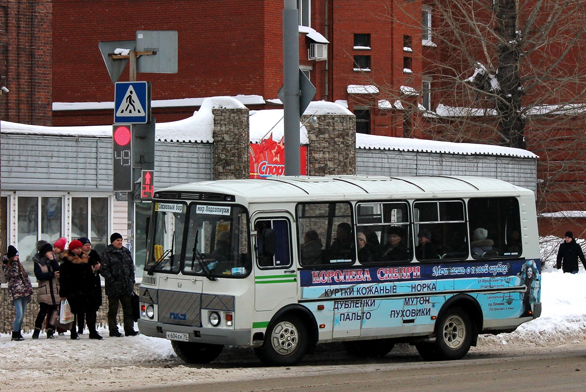 Томская область, ПАЗ-32054 № К 604 ЕК 70