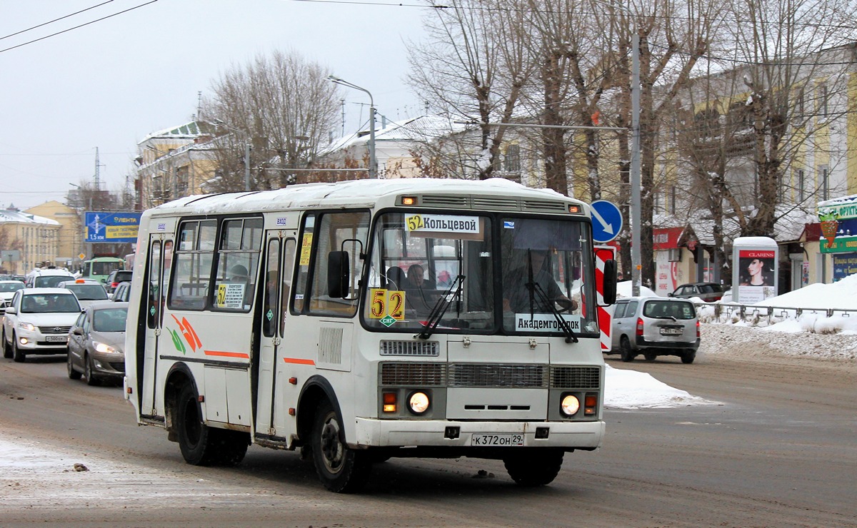 Томская область, ПАЗ-32054 № К 372 ОН 29