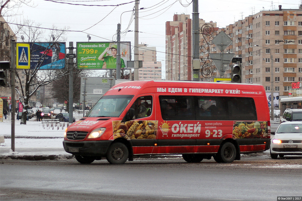 Санкт-Петербург, Луидор-22360C (MB Sprinter) № В 276 ВР 178