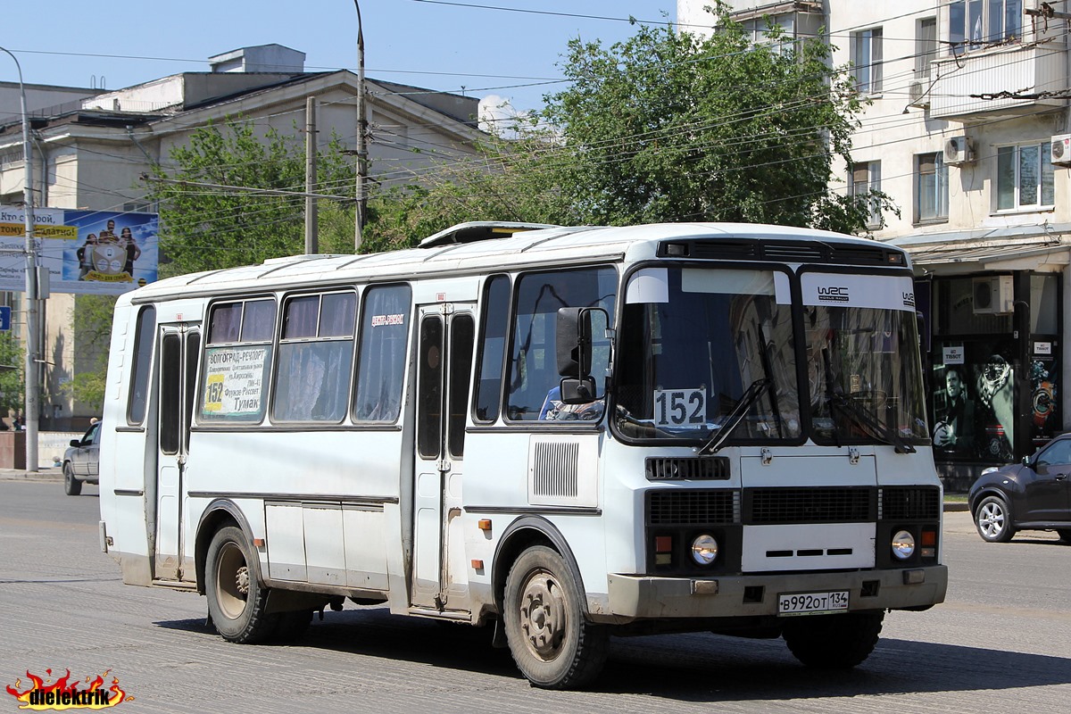 Волгоградская область, ПАЗ-4234 № В 992 ОТ 134