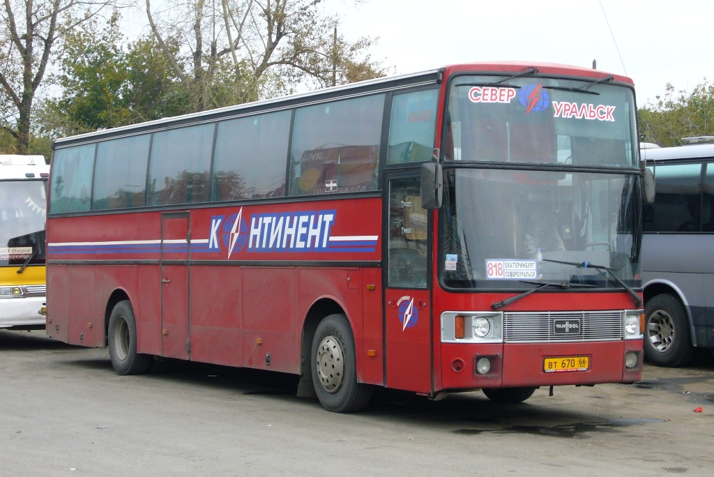 Sverdlovsk region, Van Hool T815 Acron Nr. ВТ 670 66