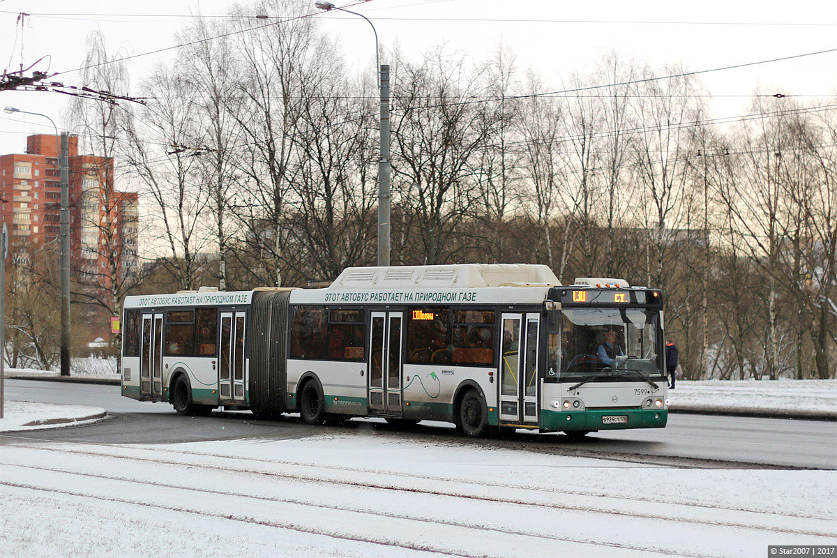 Санкт-Петербург, ЛиАЗ-6213.71 № 7599