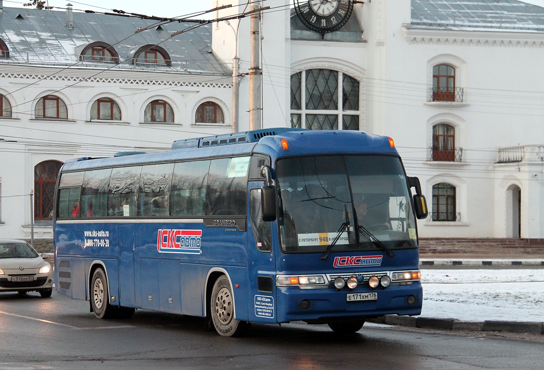 Санкт-Петербург, Kia Granbird KM948 Greenfield № Е 171 ХМ 178 — Фото —  Автобусный транспорт