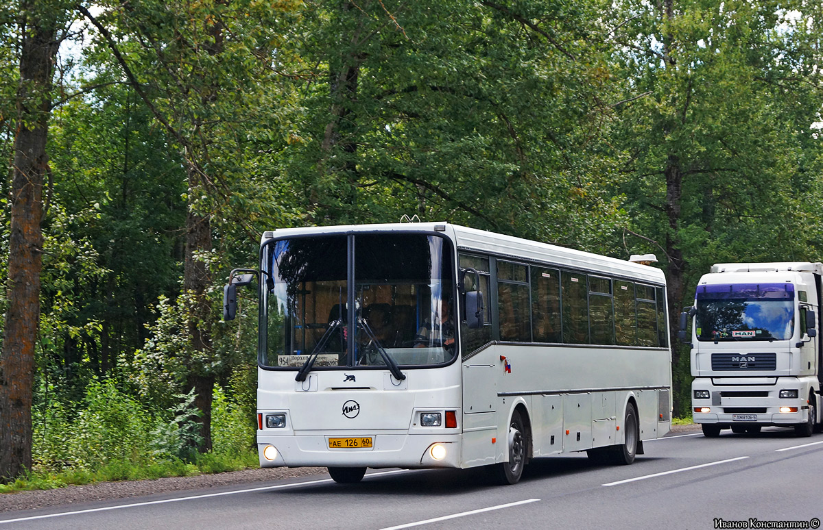 Псковская область, ЛиАЗ-5256.34 (ГолАЗ) № АЕ 126 60