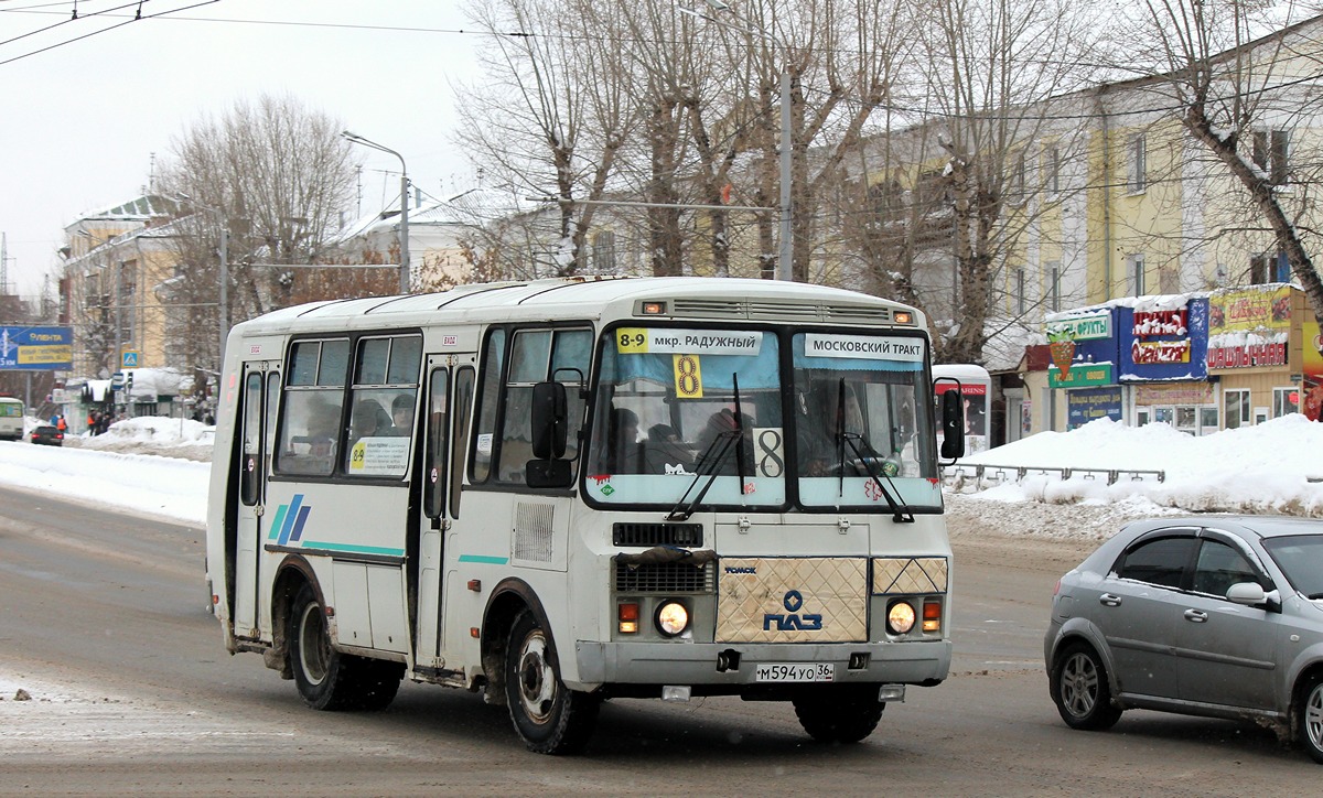 Томская область, ПАЗ-32053 № М 594 УО 36