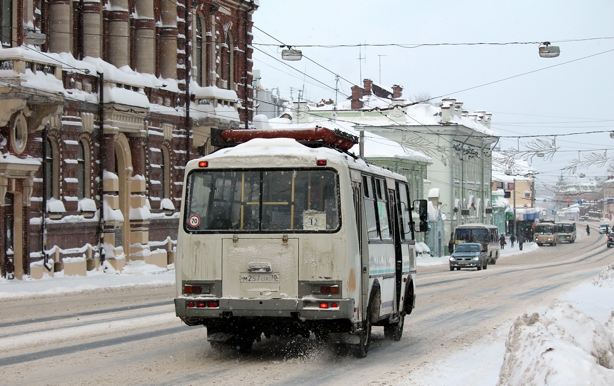 Obwód tomski, PAZ-32053 Nr М 257 ОХ 70