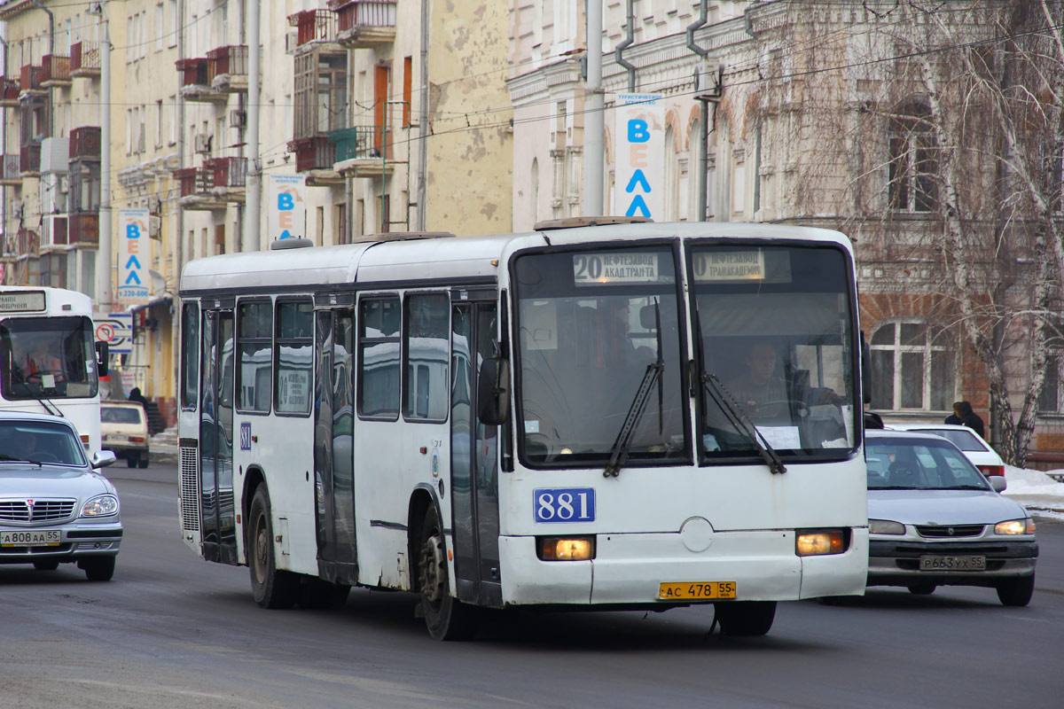 Омская область, Mercedes-Benz O345 № 881