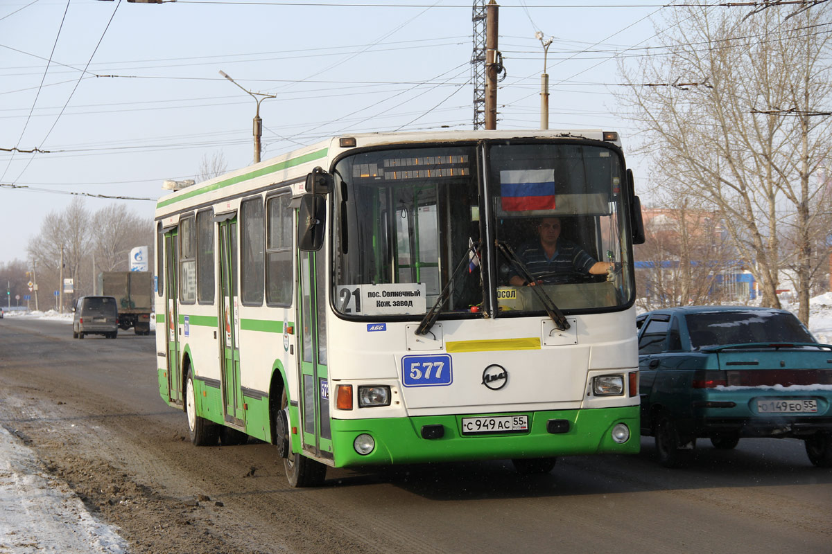 Омская область, ЛиАЗ-5256.45 № 577