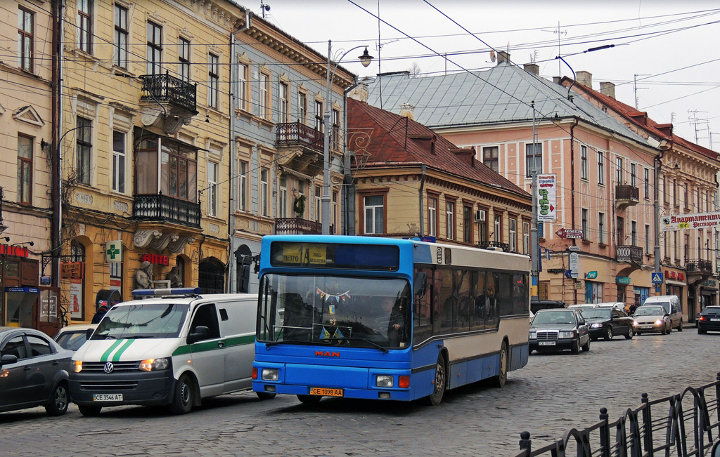 Чарнавіцкая вобласць, MAN A10 NL222 № CE 1098 AA