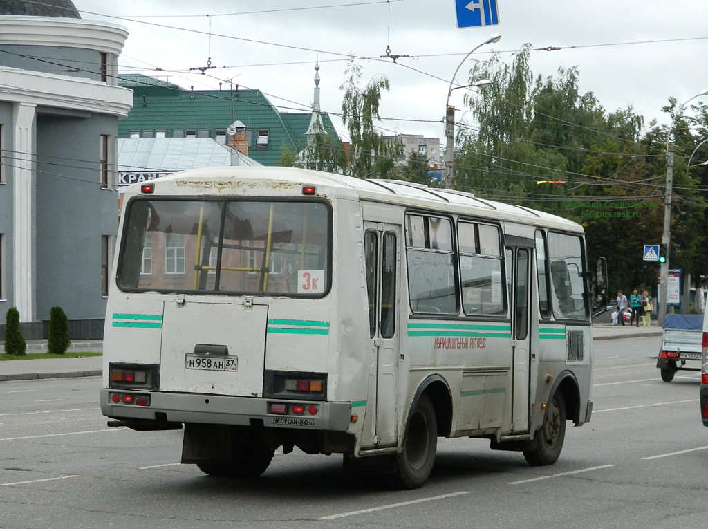 Ивановская область, ПАЗ-32054 № Н 958 АН 37