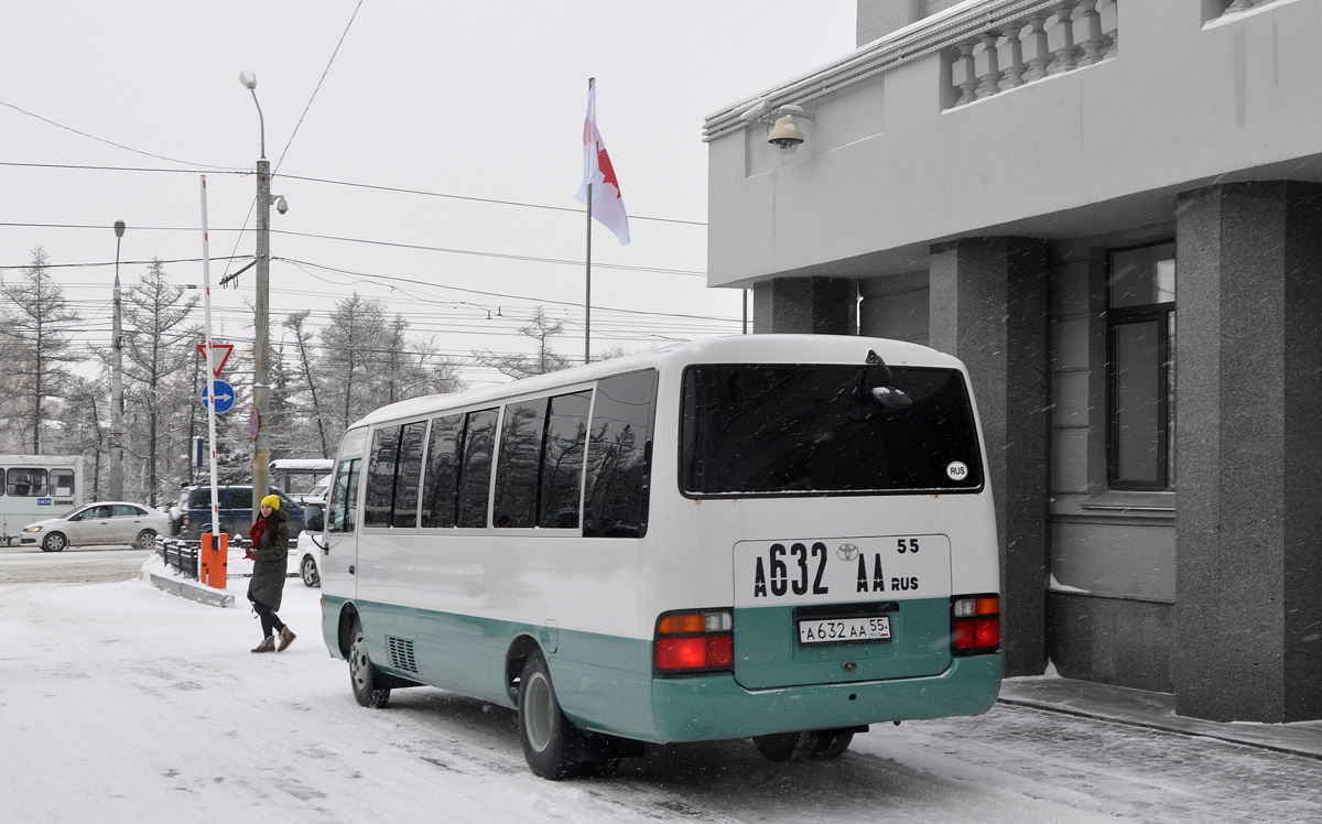 Омская область, Toyota Coaster (III B40/B50) № А 632 АА 55