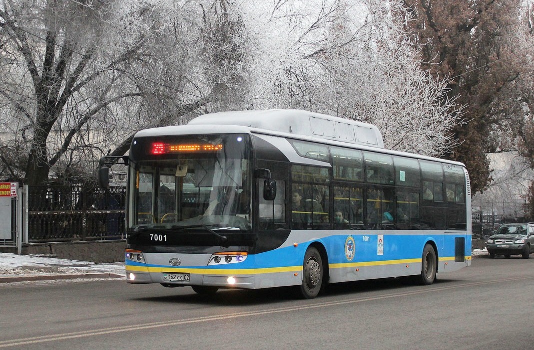 Алматы, Guilin Daewoo GDW6126CNG (СемАЗ) № 7001