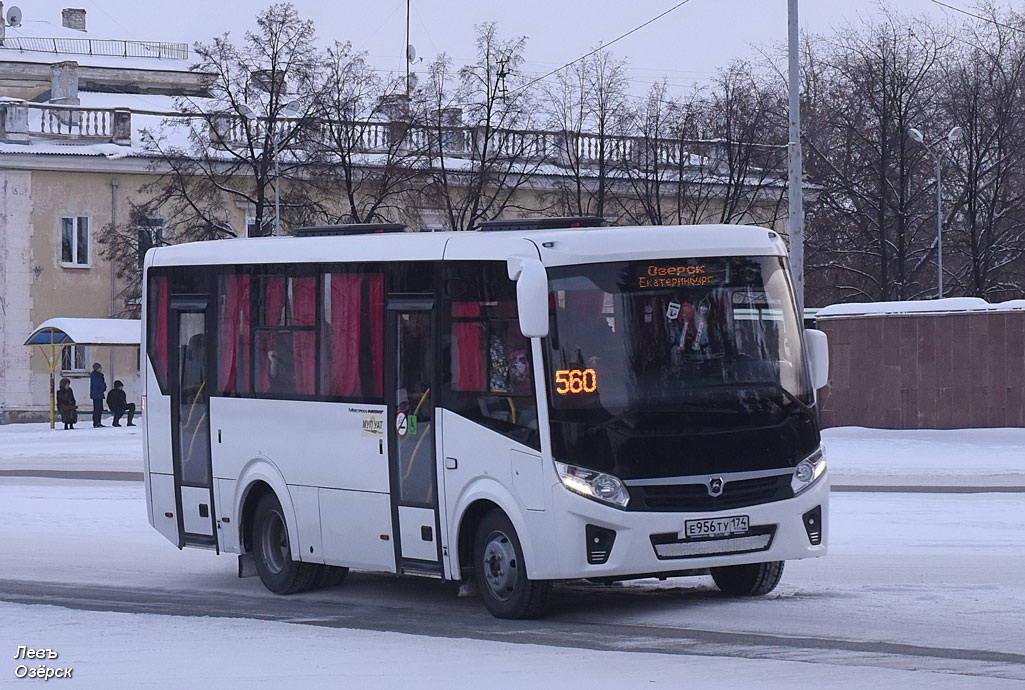 Челябинская область, ПАЗ-320405-04 "Vector Next" № Е 956 ТУ 174