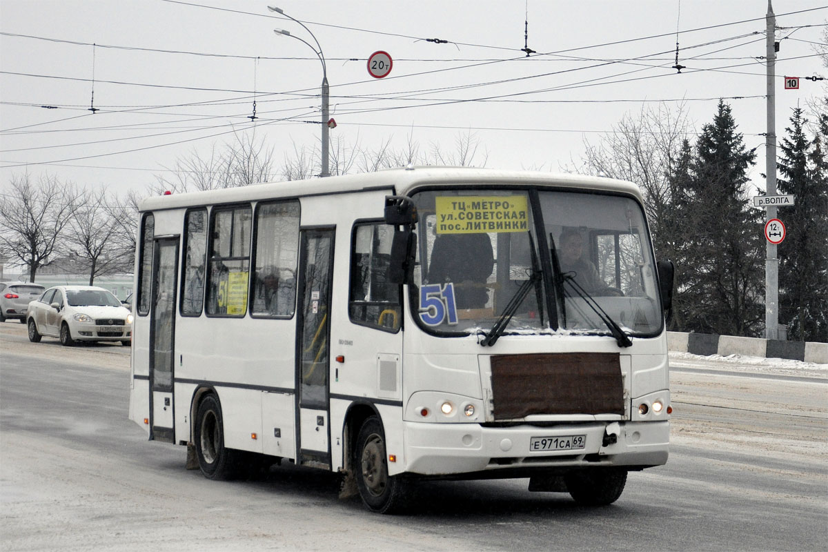 Тверская область, ПАЗ-320402-05 № Е 971 СА 69